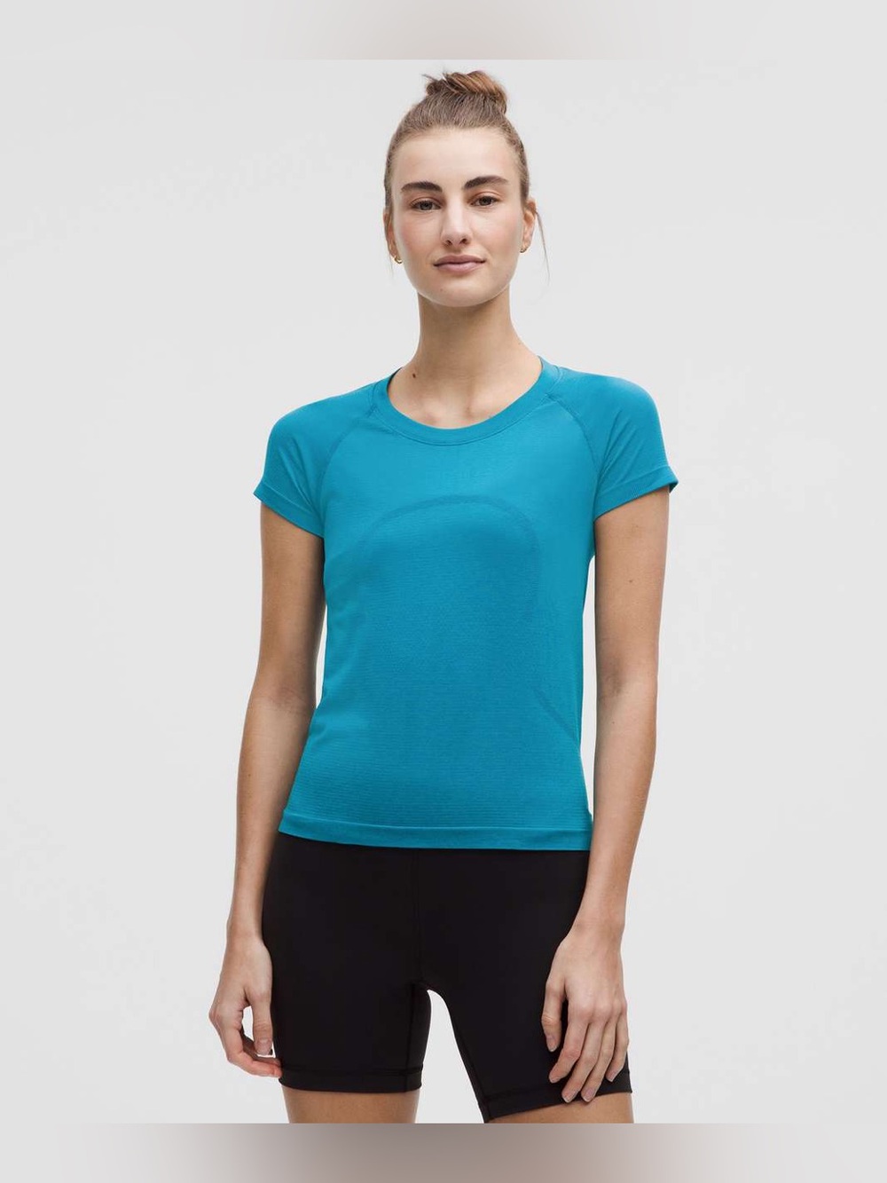 Lululemon Swiftly Tech Short-Sleeve Shirt 2.0 *Waist Length Hawaiian Blue